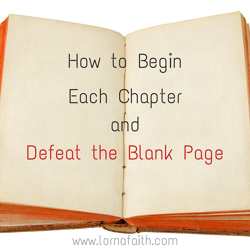 How to Begin each chapter