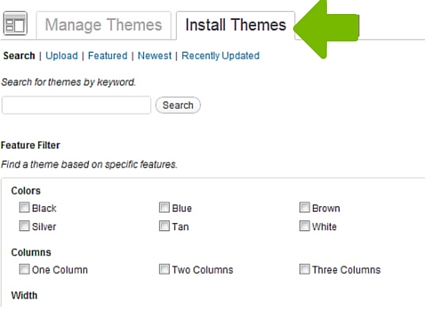 install themes graphic